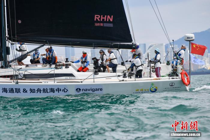 克利伯精神号选手三亚赛场压舷竞速